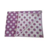Детска хавлия на точки 50x70 см лилава BULGARIA TEX - Thumbnail 2