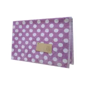 Детска хавлия на точки 50x70 см лилава BULGARIA TEX - Thumbnail 1
