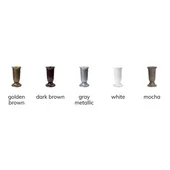 Оребрена ваза Ø16x29 см DRINA - Thumbnail 2