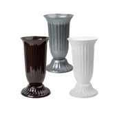 Оребрена ваза Ø16x29 см DRINA - Thumbnail 1