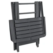 Сгъваем бистро комплект, 3 части, пластмаса, антрацит - Thumbnail 7