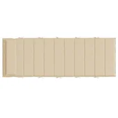 Шалте за шезлонг - бежово - 180x60x4 см - Оксфорд плат - VL361855 - Thumbnail 5