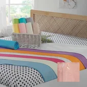 Чаршаф с ластик 160x200 см + две калъфки Cylinder Powder ZAMBAK - Thumbnail 2