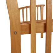 Градинска пейка, 119 cм, акация масив - VL310259 - Thumbnail 6