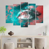 Илюстрация на око - картина пано за стена - Thumbnail 3