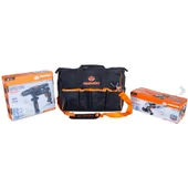 Комплект ъглошлайф DAAG115-90 + бормашина DAID500 + чанта DAEWOO - Thumbnail 2