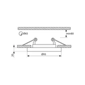 Кристална декоративна луна MAKAZ LED SL431- 3W - G5.3 - 12V - 4000K - Thumbnail 2