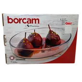 Овална йенска тава 30.6x21.6 см Borcam PASABAHCE - Thumbnail 3