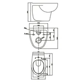Промо пакет: Структура за вграждане GROHE + бутон + тоалетна чиния ICC 5335 RIMLESS - Thumbnail 10