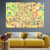 Текстура от цветя - картина пано за стена - Thumbnail 1