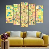 Текстура от цветя - картина пано за стена - Thumbnail 3