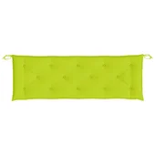 Възглавници за градински пейки 2 бр Яркозелени 150x50x7 см плат - VL361708 - Thumbnail 6